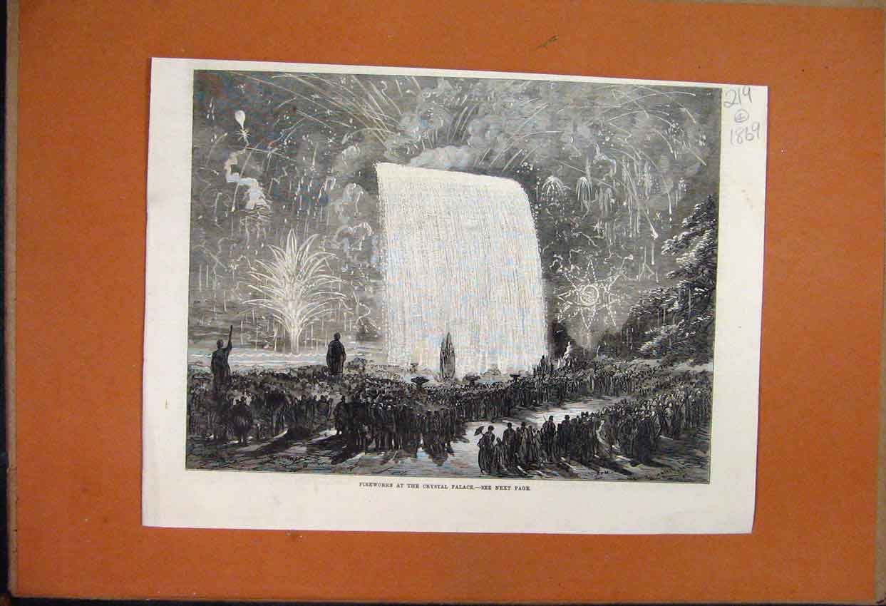 Original Old Antique Print 1869 Pretender Winner Derby Horse Jockey Victorian