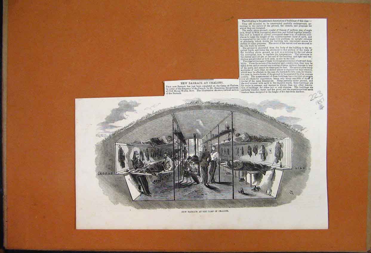 Original Old Antique Print 1857 Imperieuse Winner St Leger Doncaster Meet Horse