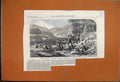 Original Old Antique Print 1865 Mr Gales Experiment Rendering Gunpowder Safe