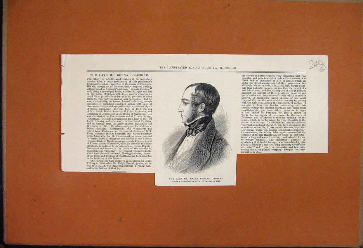 Original Old Antique Print 1859 Natures Mirror Walter Goodall Water Lillies 19th
