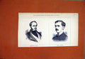 Original Old Antique Print 1878 Portrait Theodore Hook Ernest Durham Victorian