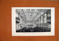 Original Old Antique Print 1883 Concert Piccadilly Art Galleries Princess Wales