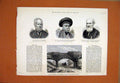 Original Old Antique Print Ivy Bridge Bromley Railway Train 1882 Herbert Dadoba