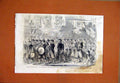 Old Antique Print Opening Southwark Bridge Toll Free 1864 Horse Carriage 19th