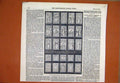 Original Old Antique Print 1854 Painted Window Presented King Denmark Victorian