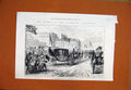 Old Antique Print Majesty Queen Liverpool Exhibition 1886 Horse Carriage 19th