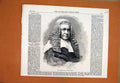 Original Old Antique Print 1865 Portrait Mr Justice Lush New Judge Wig Robes