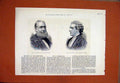 Antique Old Print *0029 1882 Portrait Waddy Edinburgh Broadley Arabi Counsel