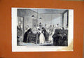 Original Old Antique Print 1861 Ing Office Great Coban Street Women Work 19th