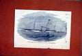 Original Old Antique Print 1879 Russian Corvettes Spithead Ship 19th