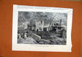 Antique Old Antique Print Petroleum Oil Wells Baku Tcherny Gorod Black Town 00LMAR1