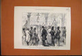 Original Old Antique Print 1878 Congress Dublin Lord Beaconsfield Kaiserhhotel