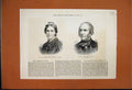 Original Old Antique Print 1882 Portrait Murianne North Scott Russell Engineer