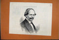 Original Old Antique Print 1885 Portrait Julius Benedict Musical Composer 19th