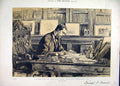 Original Old Antique Print 1885 Sepia Celebrities Lord Randolph Churchill 19th