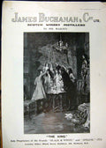 Original Old Antique Print Advert James Buchanan 1906 Scotch Whisky Distillers
