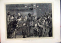 Original Old Antique Print Sketches London C1800 Family Bar Drinking Art 19th