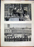 Old Antique Print 1880 Vaccination Ireland Nihilist Execution Kviatkovsky 19th