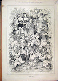 Old Antique Print Broken Easter Eggs 1882 Scene Windsor Drury Lane Natal 19th