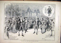 Original Old Antique Print 1893 Gen Web Comedy Opera Goring Thomas Duel 19th