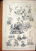 Old Antique Print Athletic Festival Liverpool Gymnasium 1883 Men Acrobat 19th