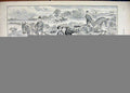 Old Antique Print 1895 Fox Cob Hunting Season Horse Jumping Fence Country 19th