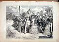 Old Antique Print Paris Spring Meeting 1876 Mondaine Win People Watching 19th