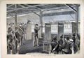 Original Old Antique Print Emperor Austrian Rifle Association Vienna 1880 Men