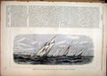 Old Antique Print Cinque Ports Channel Race 1877 Town Cup Yachts Channel 19th