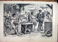 Original Old Antique Print 1893 Saddle Maker Trade Horse Man Working Victorian