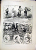 Original Old Antique Print 1883 Princess Wales Prizes Pupils School Royal Albert