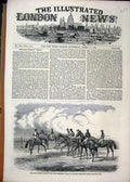 Original Old Antique Print Epsom Spring Meeting 1850 Horse Metropolitan Stakes
