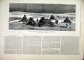 Original Old Antique Print 1881 American Franklin Expedition Camp William Land