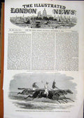 Original Old Antique Print 1850 Doncaster Races St Leger Stakes Horse Voltigeur