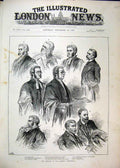 Original Old Antique Print Parnell Commission 1888 Justice Day Charles Russell