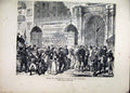Old Antique Print Capitulation 1871 Stroll Boulevards Horse Street Scene 19th