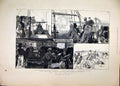 Original Old Antique Print War Soudan 1884 Fight Tokar Gun-Cotton Torpedo Sketch