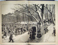 Original Old Antique Print 1894 St. Leger Stakes Horse Racing Throstle Matchbox