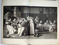 Original Old Antique Print 1884 Easter Recreations Monks Music Eduard Grutzner