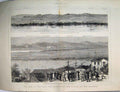 Original Old Antique Print War East 1877 Danube Russians Constantinople Turks