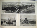 Original Old Antique Print Prince Wales Tyne 1884 Armstrong Park Shields Harbour