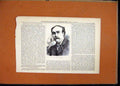 Original Old Antique Print 1877 Portrait Mr Edward Lloyd Man 19th