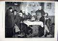 Original Old Antique Print 1878 Portrait Monks Table Men Drinking Fine Art 19th