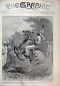 Original Old Antique Print Advance Soudan 1897 Railway Recreation Opera Geisha