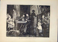 Original Old Antique Print Germans Orleans France Friendly Advance 1871 19th