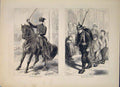Original Old Antique Print German Paris First Last Durand 1871 19th