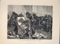 Original Old Antique Print Paris France Justice Palace Palais De Justice 1871