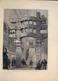 Old Antique Print International Exhibition Picture Gallery Ceremony 1871 19th
