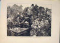 Old Antique Print Eltham Pilgrims Whit Monday Kidbrooke Lane London 1871 19th