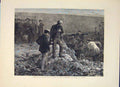 Original Old Antique Print Cemetery Pere La Chaise Justice Court France 1871